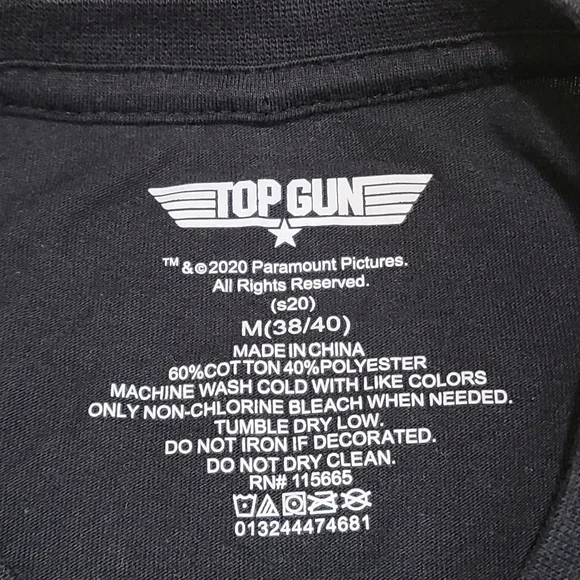 Top Gun the movie long sleeve T shirt size M - Picture 3 of 6